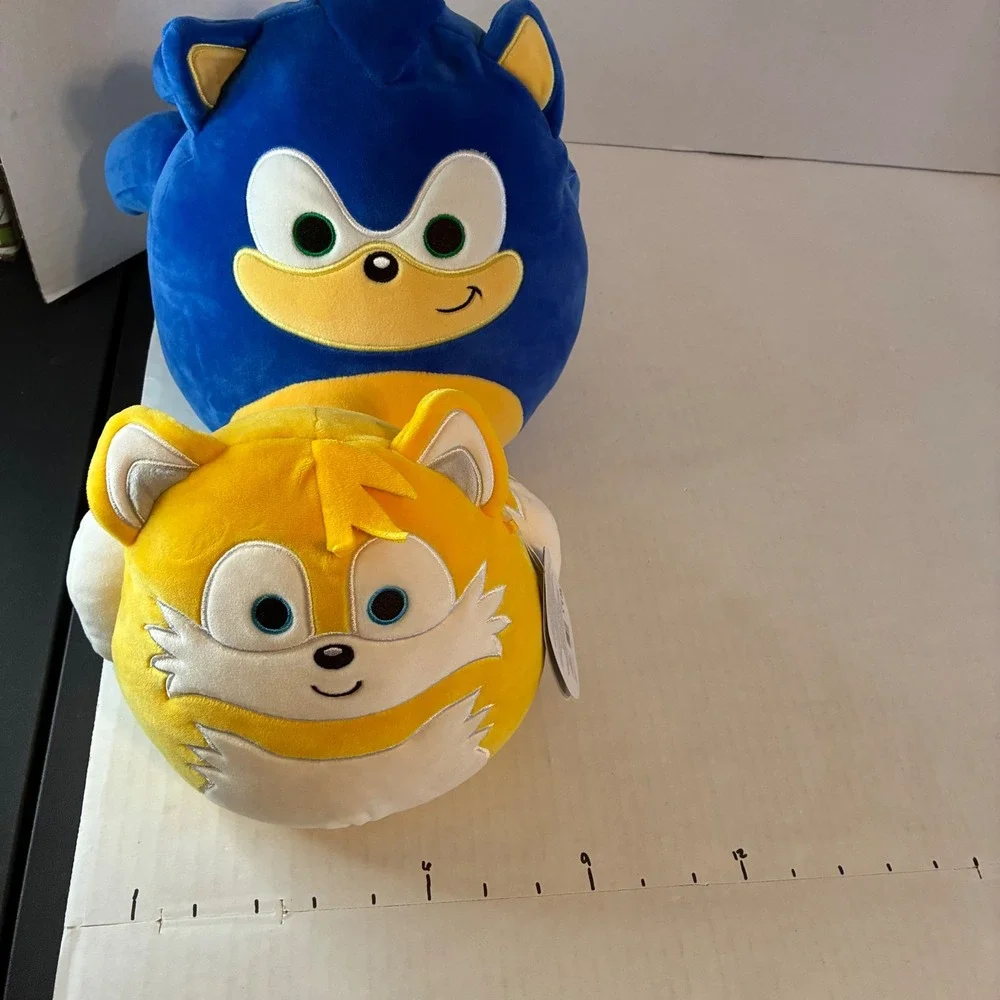Squishmallows Sonic the Hedgehog and Tails Plush Set 10
